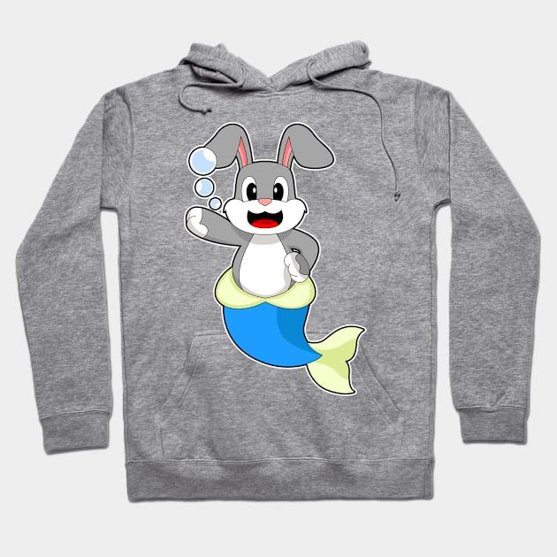 Rabbit Mermaid Hoodie by Markus Schnabel